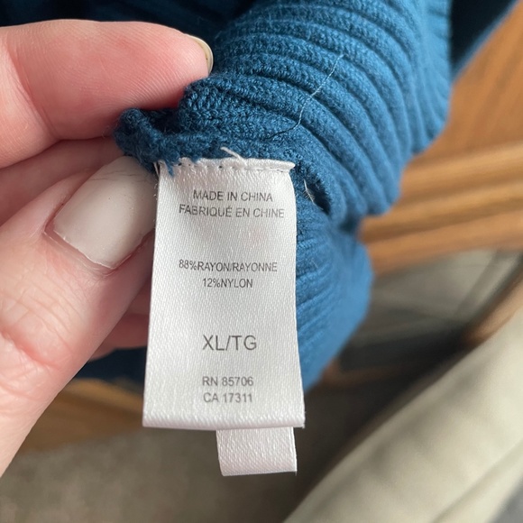 Buffalo David Bitton Cable Knit Cowl Neck Sweater - Picture 6 of 7